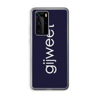 Gijweet: Huawei P40 Pro Transparant Hoesje