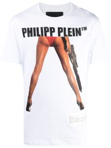 Philipp Plein t-shirt à logo imprimé - Blanc