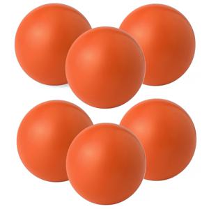 Anti stressballen Relaxman - 6x - oranje - 6 cm - Mindfullness - Relax - Ontspannen artikelen