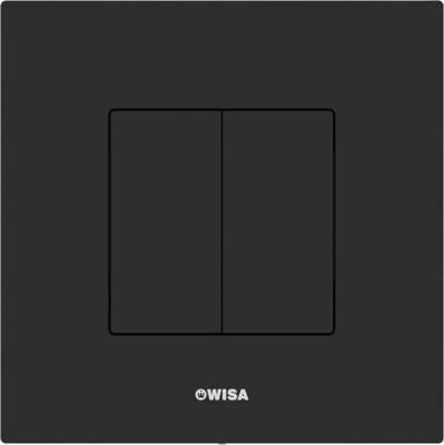 Wisa Delos bedieningspaneel mat zwart tbv Wisa XF/XS