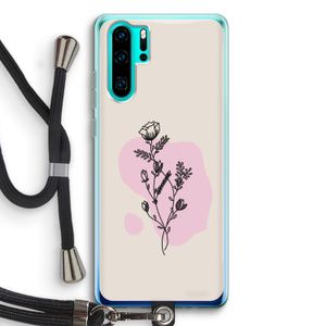 Roses are red: Huawei P30 Pro Transparant Hoesje met koord