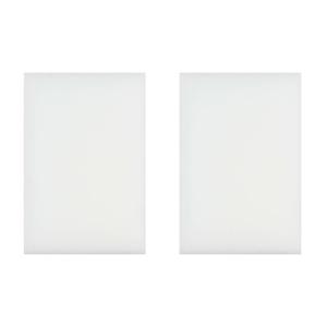 Benson Wonderspons - 2x stuks - wit - 12 cm - melamine - schoonmaken met water