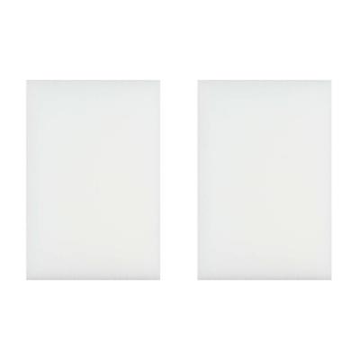 Benson Wonderspons - 2x stuks - wit - 12 cm - melamine - schoonmaken met water