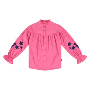 Vinrose Meisjes blouse - Roze carnation