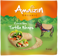 Amaizin Organic Tortilla Wraps Extra Fibre