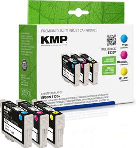 KMP Inktcartridge vervangt Epson T1302, T1303, T1304 Compatibel Combipack Cyaan, Magenta, Geel E130V 1618,4050