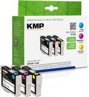 KMP Inktcartridge vervangt Epson T1302, T1303, T1304 Compatibel Combipack Cyaan, Magenta, Geel E130V 1618,4050