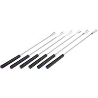 6x Fonduevorken/barbecuepennen 24 cm   -