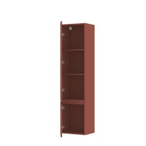 Kolomkast Allibert Verso 40 cm 2 Deuren Links Mat Terracotta