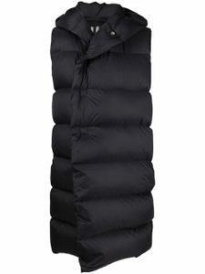 Rick Owens doudoune à design sans manches - Noir