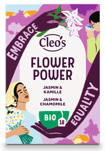Cleo&apos;s Flower Power Jasmin & Kamille Bio