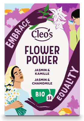 Cleo&apos;s Flower Power Jasmin & Kamille Bio