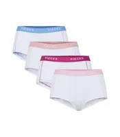 4-Pack Dames short - Pack Pin - Katoenen dames onderbroeken - Multipack