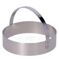 Roestvrij staal Piadina en Calzone Snijder. Wat. Diameter 12 cm