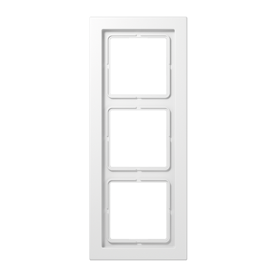 Jung LS Design Afdekraam Alpin Wit 3-voudig Duroplast