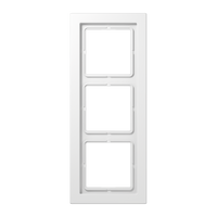 Jung LS Design Afdekraam Alpin Wit 3-voudig Duroplast
