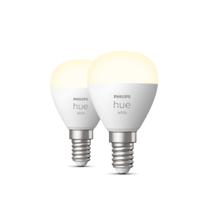 Philips Lighting Hue LED-lamp (2 stuks) 871951435677100 Energielabel: G (A - G) Hue White E14 Luster Doppelpack 2x470lm E14 11.4 W Warmwit Energielabel: G (A -
