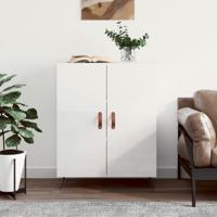 Dressoir 69,5x34x90 cm bewerkt hout hoogglans wit