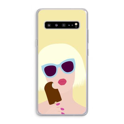 Ice cream: Samsung Galaxy S10 5G Transparant Hoesje