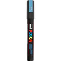 Uni-Posca Posca marker, afm pc-5m, lijndikte 2,5 mm, medium, metallic blauw, 1 stuk