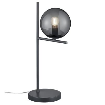 Trio TafellampPure 52cm antraciet met smoke - 502000142
