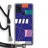 Gestalte 5: Samsung Galaxy A21s Transparant Hoesje met koord