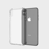 Schokbestendige transparante TPU softcase voor iPhone XS Max (transparant)