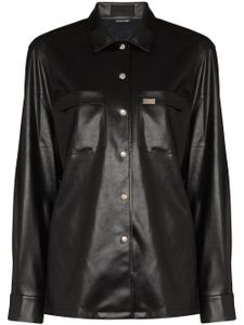 RTA chemise Barry en cuir artificiel - Noir