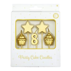 Paperdreams Party Cake Candles - 8 Jaar