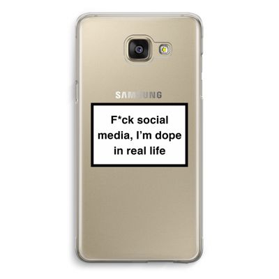 I'm dope: Samsung Galaxy A5 (2016) Transparant Hoesje