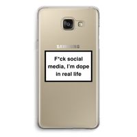 I'm dope: Samsung Galaxy A5 (2016) Transparant Hoesje