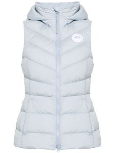 Canada Goose gilet matelassée Clair à patch logo - Bleu