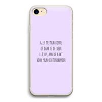 Ochtendhumeur: iPhone 7 Transparant Hoesje
