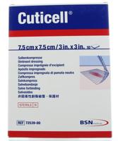 Cuticell Zalfkompres 7.5cm x 7.5cm