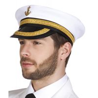Kapitein pet voor volwassenen 60 cm  -
