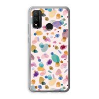Terrazzo Memphis Pink: Huawei P Smart (2020) Transparant Hoesje