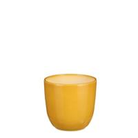 Tusca pot rond oker - h13xd13,5cm - Mica decorations
