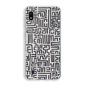 Moroccan Print: Samsung Galaxy A10 Transparant Hoesje