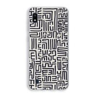 Moroccan Print: Samsung Galaxy A10 Transparant Hoesje
