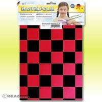 Oracover 47-027-071-B Plakfolie Orastick Fun 3 (l x b) 300 mm x 208 mm Parelmoer, Rood, Zwart