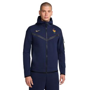 Nike Frankrijk Tech Fleece Vest 2024-2026 Donkerblauw Goud