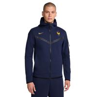 Nike Frankrijk Tech Fleece Vest 2024-2026 Donkerblauw Goud - thumbnail