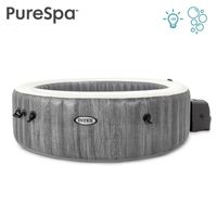 Intex PureSpa Greywood Deluxe Grijs PVC 1098 l Rond - thumbnail