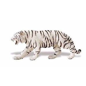 Plastic witte tijger 15 cm