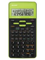 Citizen SH-EL531THGR Calculator Sharp EL531THGR Zwart-groen Wetenschappelijk - thumbnail