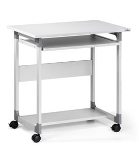 Durable Computertrolley Met wieltjes, In hoogte verstelbaar Hoogte: 550 tot 630 mm (l x b) 534 mm x 750 mm Grijs SYSTEM 75 FH 379610