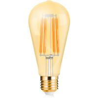 LED Lamp E27 Edison Filament - Brinton - Amber 6W 540lm - 822 Zeer Warm Wit 2200K - ST64 - Dimbaar | Vervangt 45W