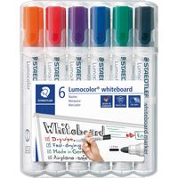 Staedtler Lumocolor whiteboardmarker etui van 6 stuks in geassorteerde kleuren 5 stuks - thumbnail