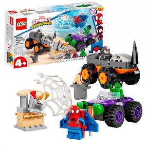 LEGO Spider-Man - Hulk vs. Rhino truck duel constructiespeelgoed 10782