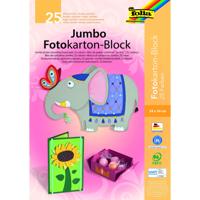 Fotokartonblok Folia 300gr 24x34cm 25vel jumbo assorti